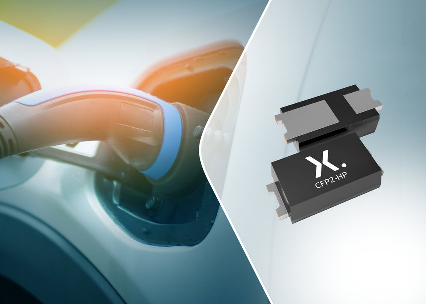 Nexperia erweitert sein Clip-bonded FlatPower-Portfolio mit neuen CFP2-HP-Dioden für die Automobilindustrie